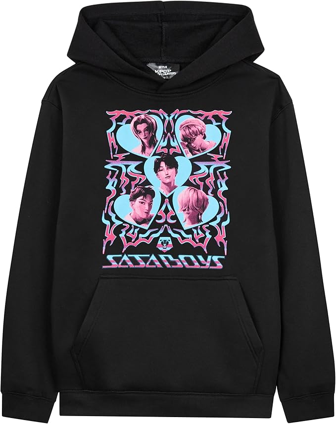 KPop Demon Hunters Officiel Sweat a Capuche Fille, Hoodies Cosy, Chaud Cadeau pour Filles et Ado