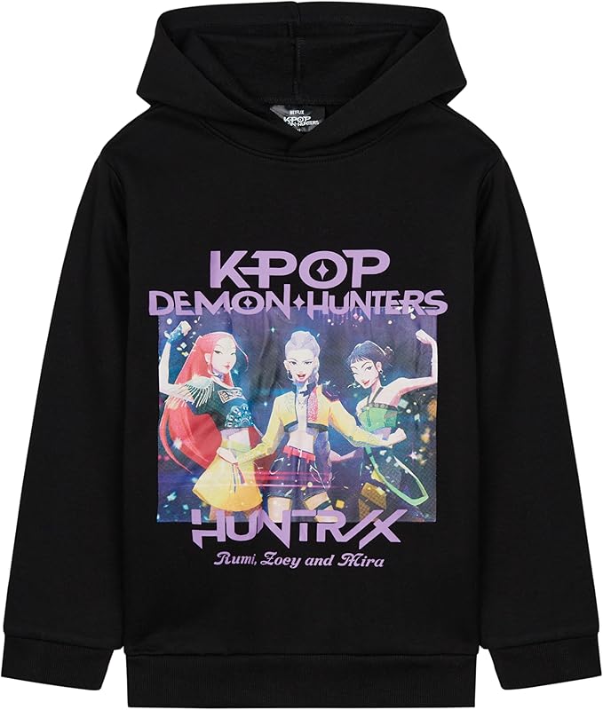 KPop Demon Hunters Officiel Sweat a Capuche Fille, Hoodies Cosy, Chaud Cadeau pour Filles et Ado