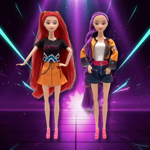 KPOP Demon Hunters – 3-Pack K-Pop Demon Hunter Dolls (11.5” / 32 cm)