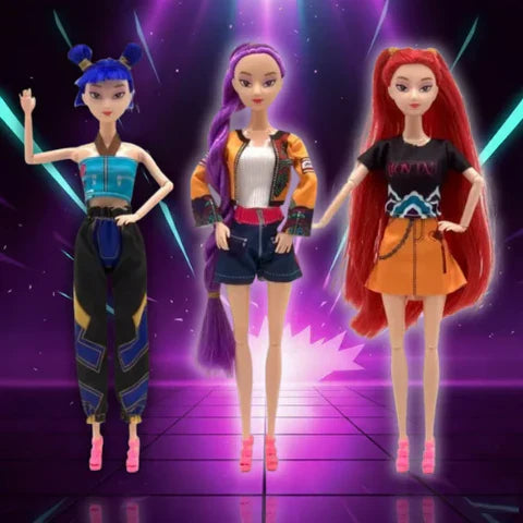 KPOP Demon Hunters – Collector 3-Doll Set