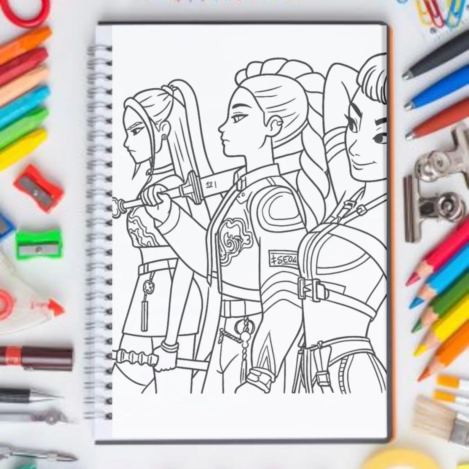 coloriage-rumi-kpop-demon-hunters