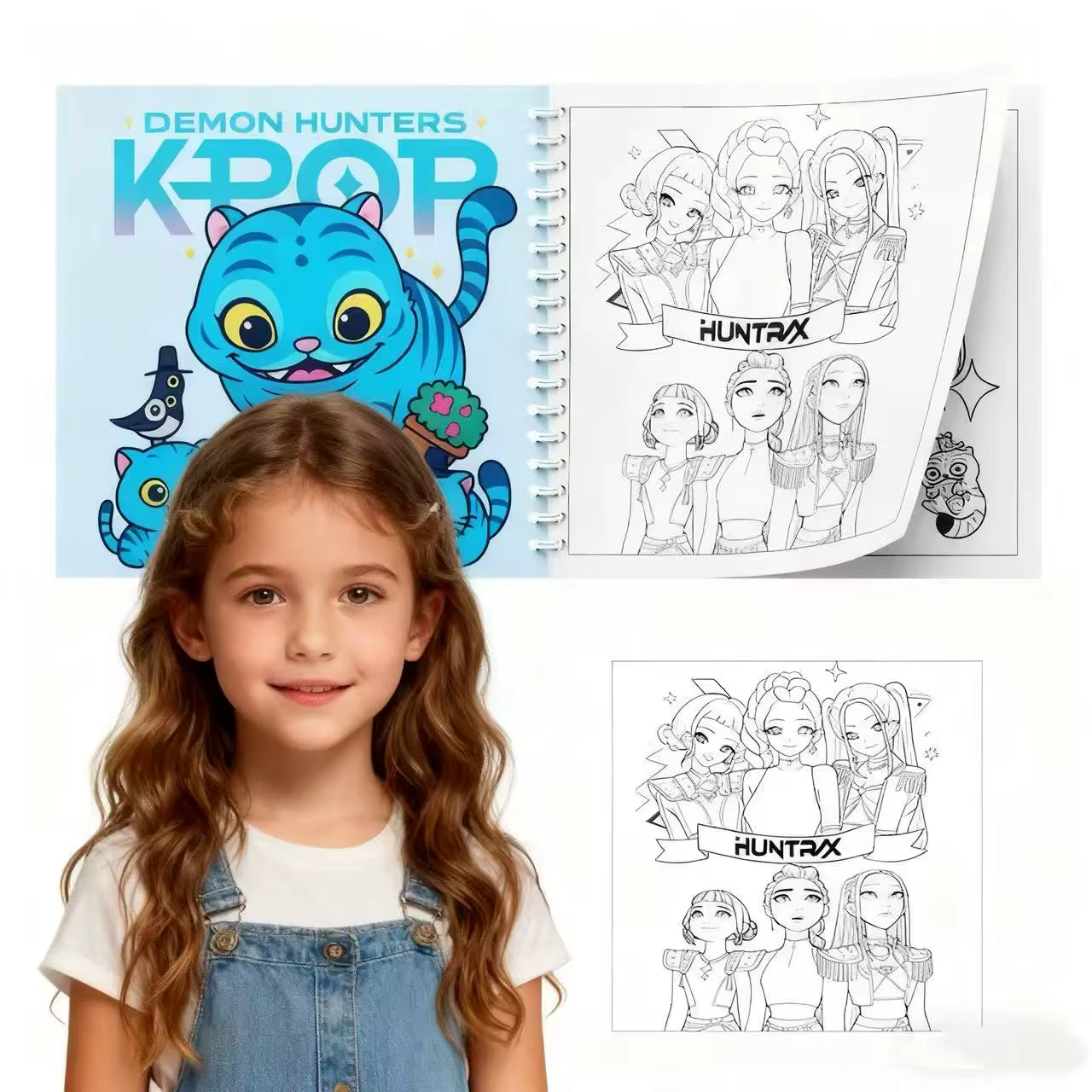 coloriage chat kpop demon hunters
